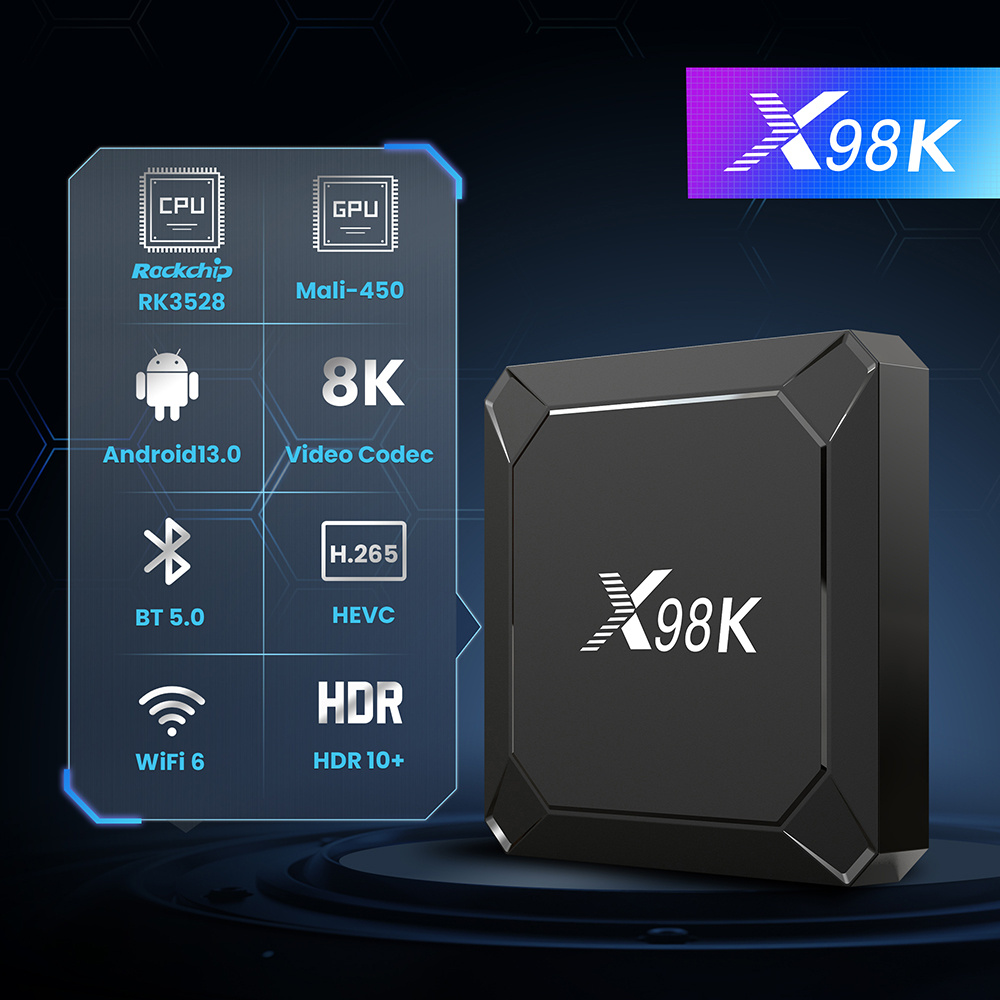 Radxa Rock 5B 16Gb - ใหม่ X98K Android 13 กล่องทีวี 8K