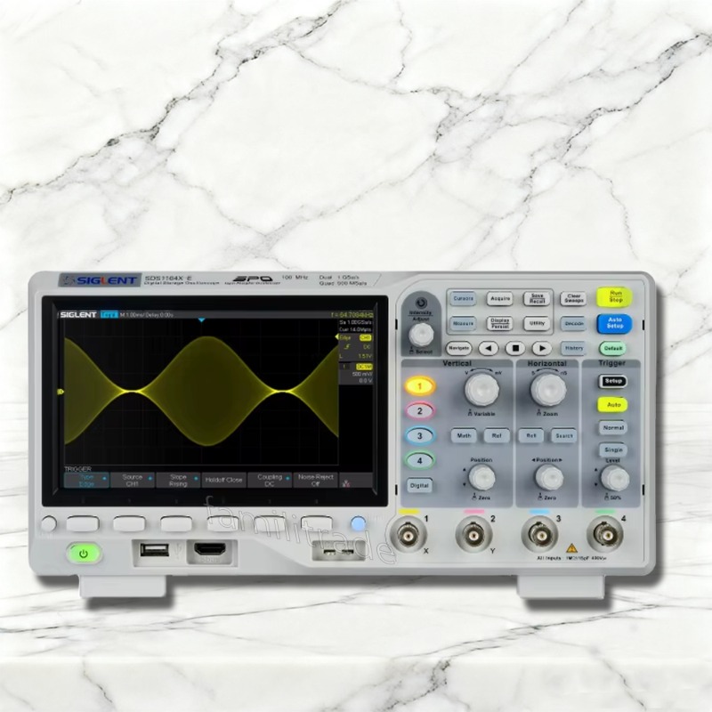 Digital Storage Oscilloscope 100Mhz 4Ch - ออสซิลโลสโคปดิจิตอล SIGLENT SDS1104X-E 100MHz 4CH 1