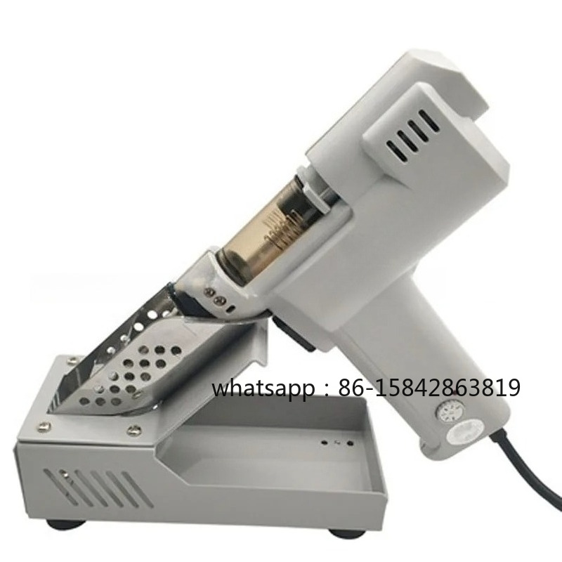 Desoldering Gun Vacuum Electric - ปั๊มดูดตะกั่วไฟฟ้า S-993A ปืนดูดตะกั่วพร้อมแกนทำความร้อน 110V/220V หัวแร้งแกนเหล็ก 90W