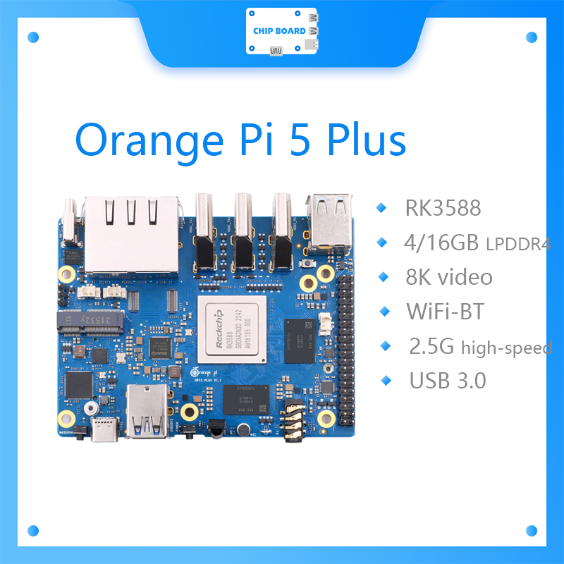 Orange Pi 5 Plus 16Gb - Orange Pi 5 Plus คอมพิวเตอร์บอร์ดเดี่ยว RK3588