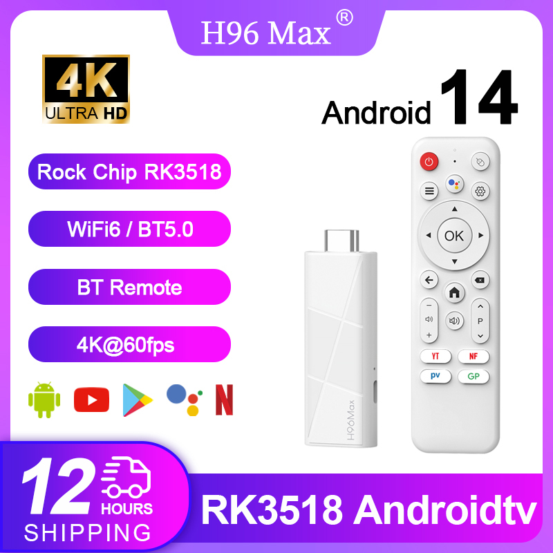 Radxa Rock 5B 16Gb - H96 MAX RK3518 Android14 สมาร์ทมินิทีวีสติ๊ก Wifi6