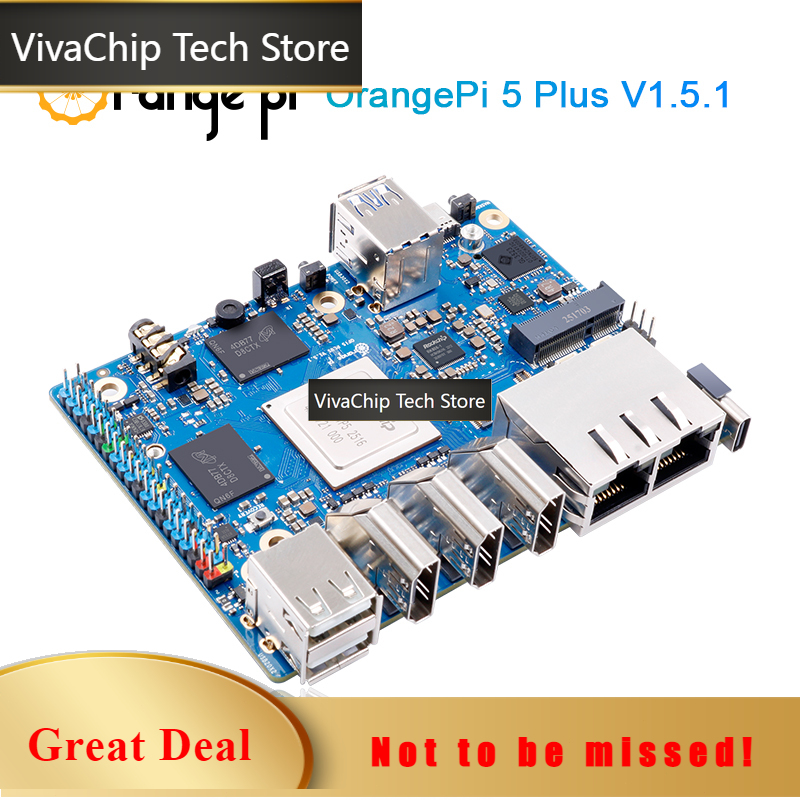 Orange Pi 5 Plus 16Gb - คอมพิวเตอร์บอร์ดเดี่ยว VivaCTOrange Pi5 Plus 16GB DDR5