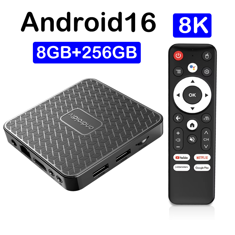 Radxa Rock 5B 16Gb - สมาร์ทโฮมเธียเตอร์ T8S 8K แอนดรอยด์ 16 สมาร์ททีวีบ็อกซ์