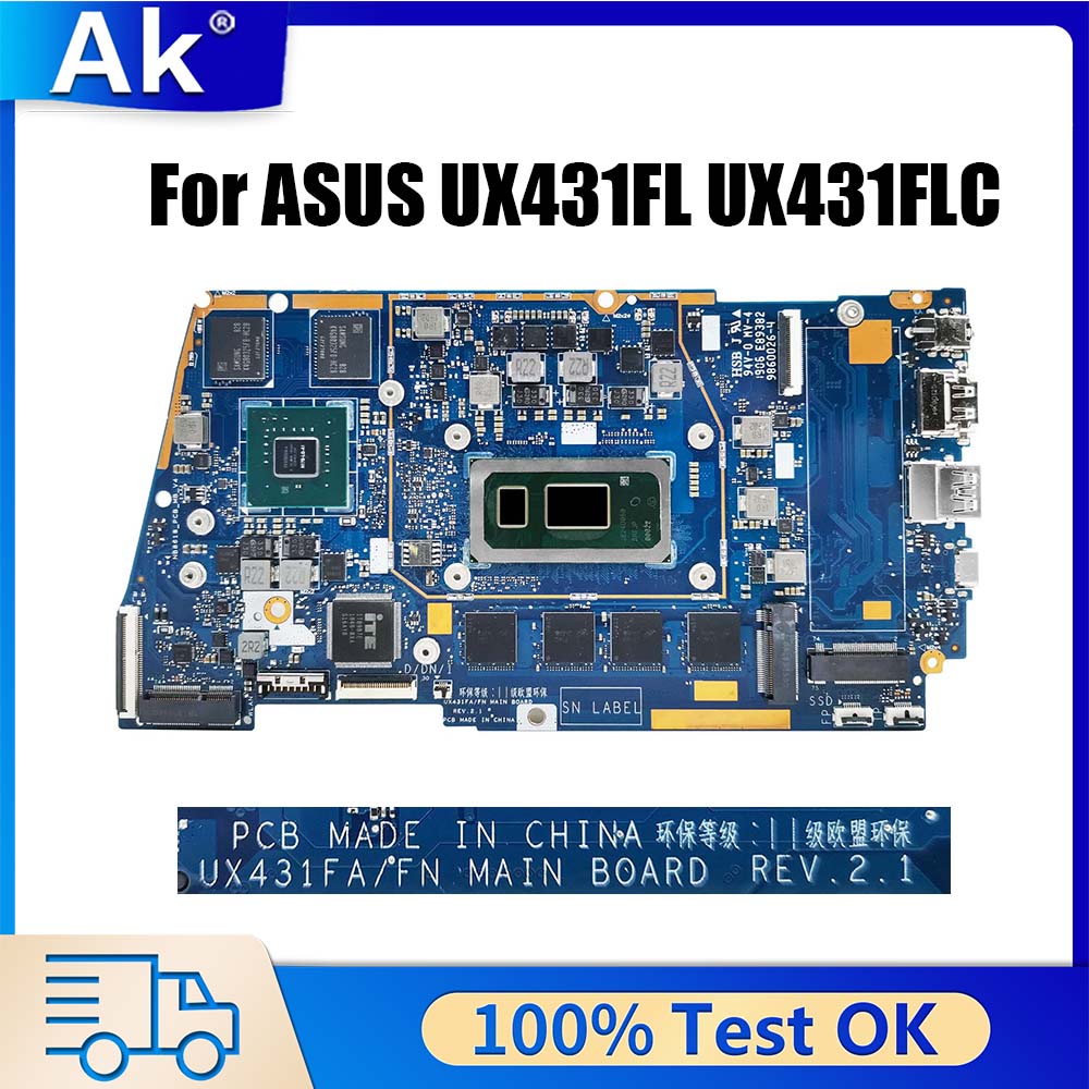 Khadas Vim4 8Gb - UX431FA UX431FNเมนบอร์ดสําหรับZenBook-14 UX431FAC UX431F UX431FCโน้ตบุ๊คเมนบอร์ด 4GB