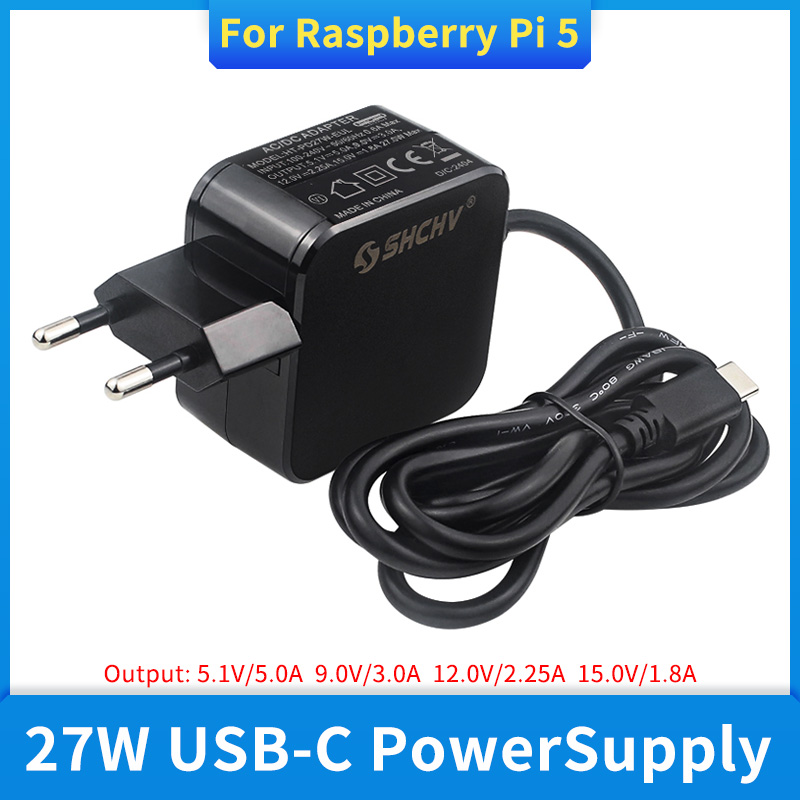 Banana Pi Bpi-M5 - Raspberry Pi 5พาวเวอร์ซัพพลาย27W 5.1V 5A USB
