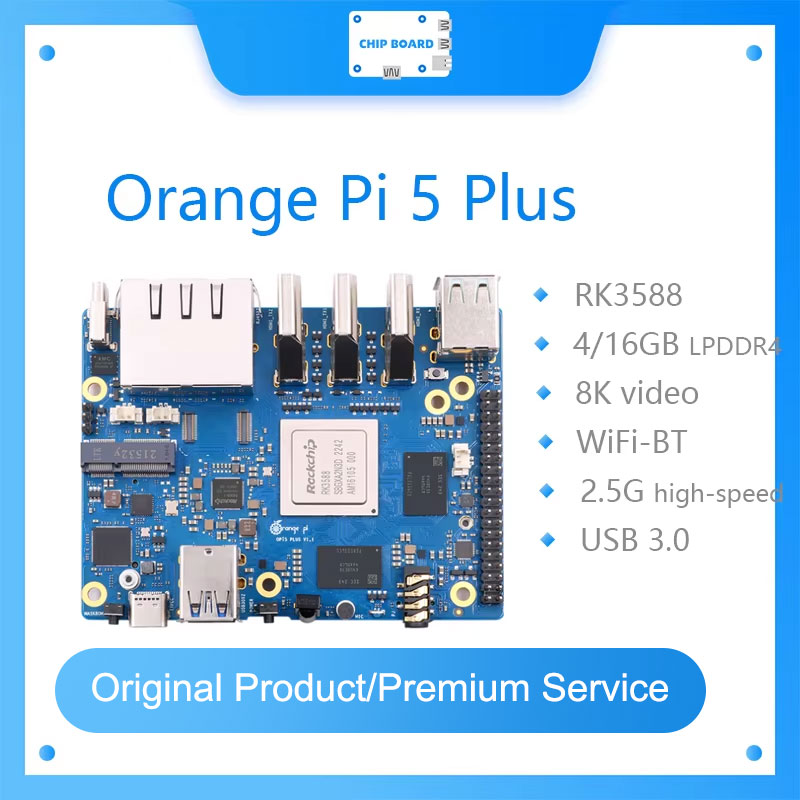 Orange Pi 5 Plus 16Gb - ORANGE Pi 5 plus บอร์ดเดี่ยว RK3588คอมพิวเตอร์โมดูล