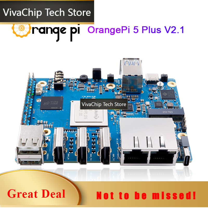 Orange Pi 5 Plus 16Gb - บอร์ดพัฒนา VivaCTOrange Pi 5 Plus มินิพีซี