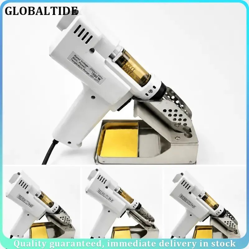 Desoldering Gun Vacuum Electric - ปืนดูดตะกั่วไฟฟ้า 110V/220V กำลังไฟ 100W พร้อมปั๊มดูดสูญญากาศสำหรับซ่อมแซมแผงวงจรและอุปกรณ์ถอดตะกั่ว