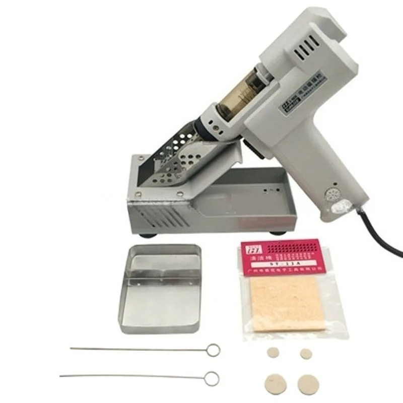 ปั๊มดูดตะกั่วไฟฟ้า S-993A ปืนด - Desoldering Gun Vacuum Electric บทวิจารณ์และราคา