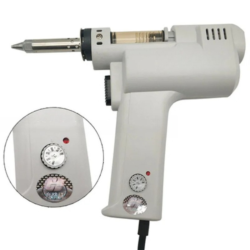 ปั๊มดูดตะกั่วไฟฟ้า S-993A ปืนด - Desoldering Gun Vacuum Electric บทวิจารณ์และราคา