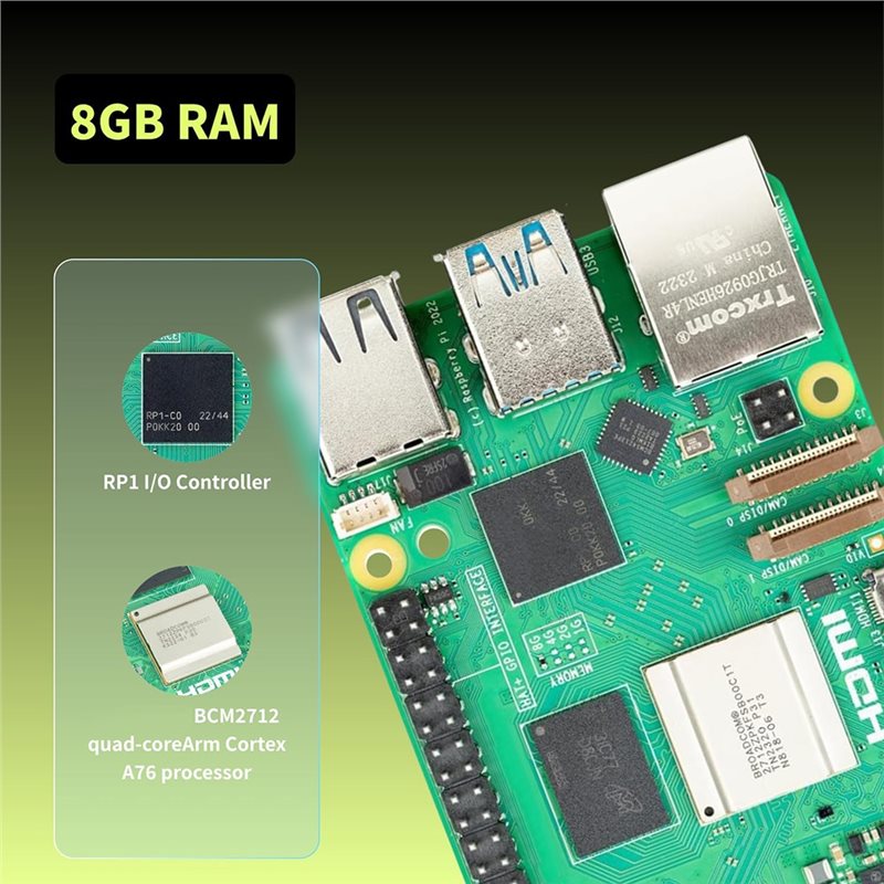 AS95-สำหรับชุดเริ่มต้น Iraspte - Raspberry Pi 5 8Gb Kit บทวิจารณ์และราคา