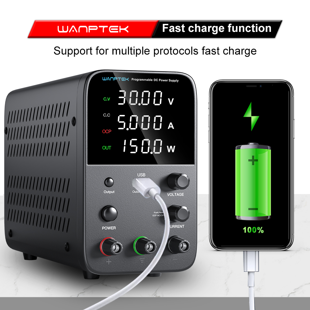 แหล่งจ่ายไฟสำหรับห้องปฏิบัติกา - Programmable Dc Power Supply 60V 5A บทวิจารณ์และราคา
