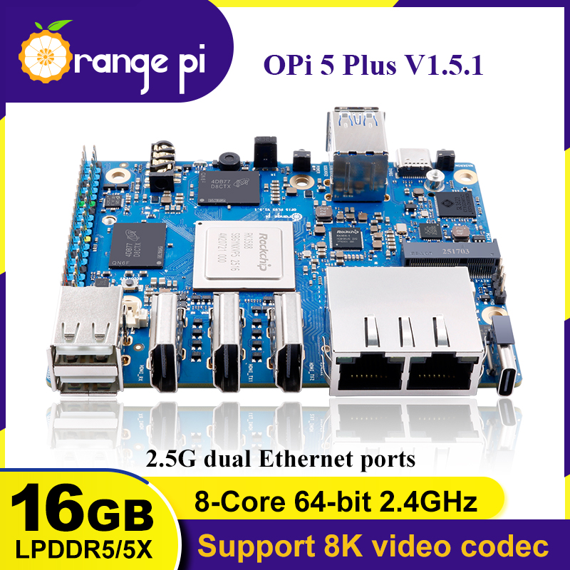 VivaChip TechOrangePi 5 Plus 1 - Orange Pi 5 Plus 16Gb บทวิจารณ์และราคา