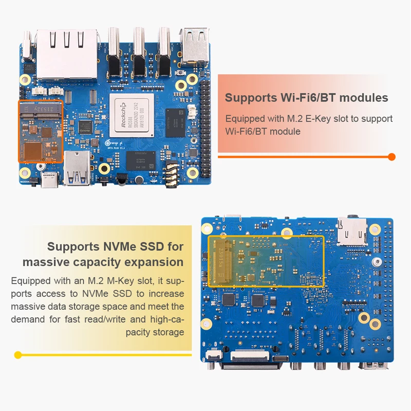 Orange Pi 5 Plus 4 8 16 GB RAM - Orange Pi 5 Plus 16Gb บทวิจารณ์และราคา