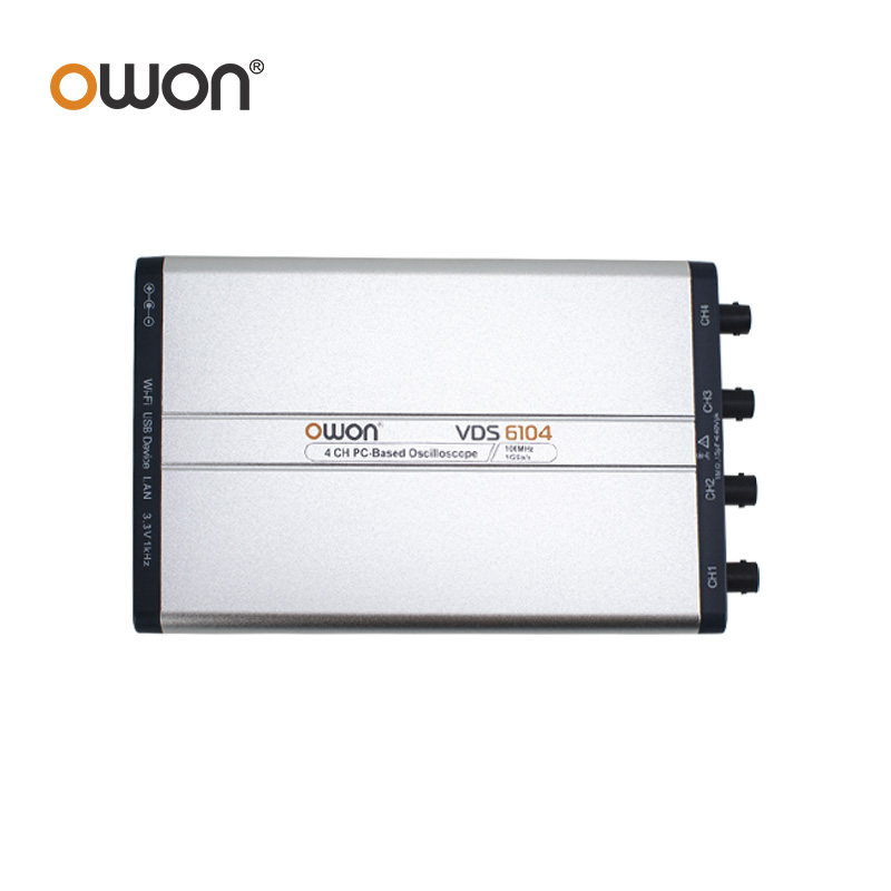 OWON VDS6074 VDS6104 Virtual P - Digital Storage Oscilloscope 100Mhz 4Ch บทวิจารณ์และราคา