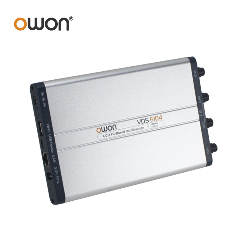 OWON VDS6074 VDS6104 Virtual P - Digital Storage Oscilloscope 100Mhz 4Ch บทวิจารณ์และราคา