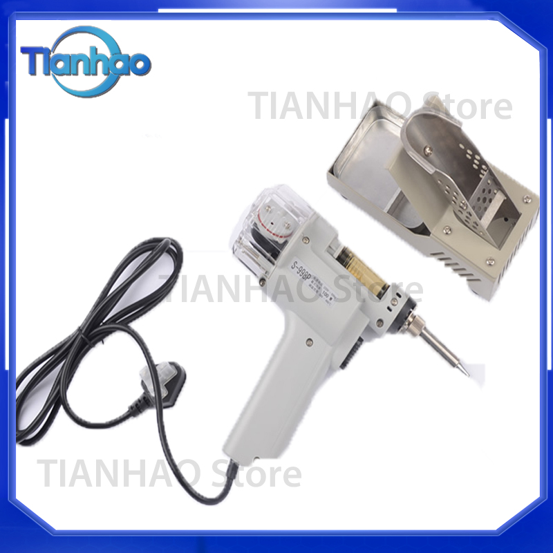 ปืนดูดตะกั่วไฟฟ้าแบบปั๊มคู่ 1  - Desoldering Gun Vacuum Electric บทวิจารณ์และราคา