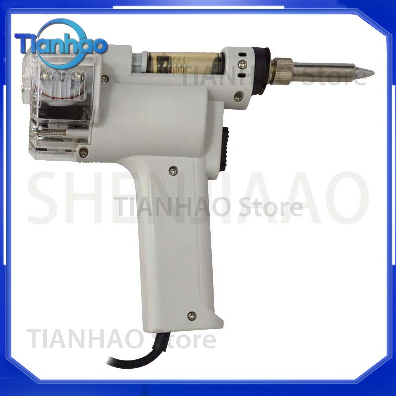 ปืนดูดตะกั่วไฟฟ้าแบบปั๊มคู่ 1  - Desoldering Gun Vacuum Electric บทวิจารณ์และราคา