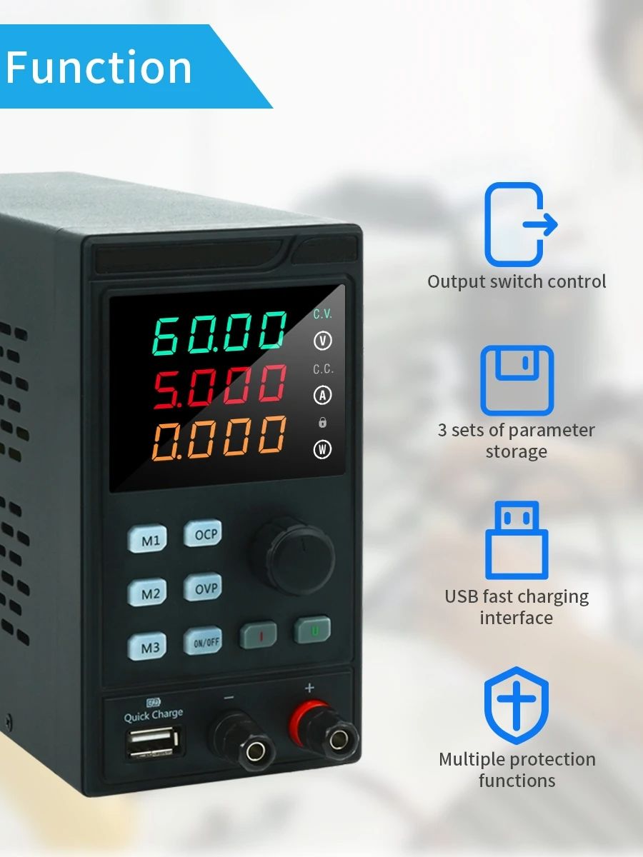 Myami 10A ไฟ30V 32V พร้อม USB/ - Programmable Dc Power Supply 60V 5A บทวิจารณ์และราคา