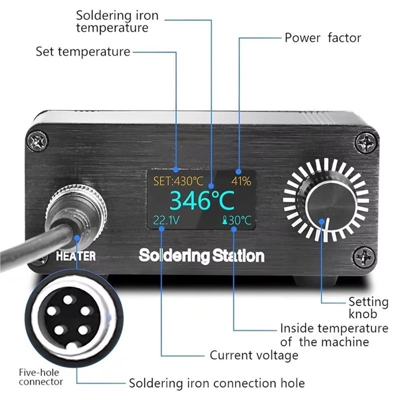 ABYN-Professional T12 สถานีบัด - Soldering Station T12 Oled บทวิจารณ์และราคา
