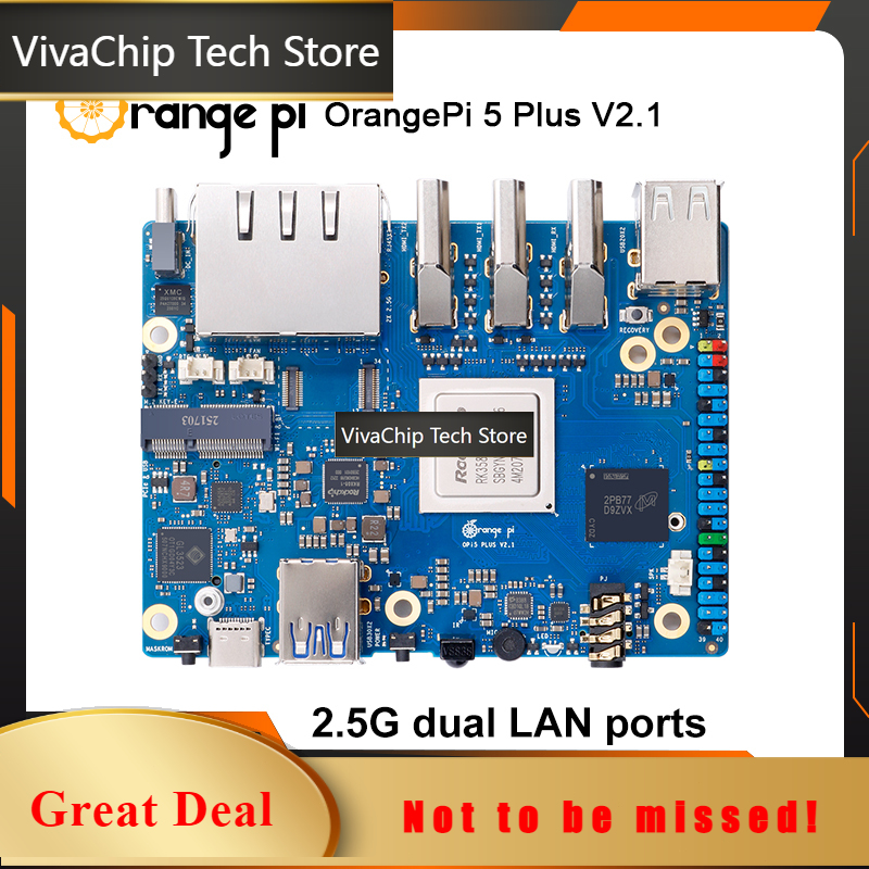 บอร์ดพัฒนา VivaCTOrange Pi 5 P - Orange Pi 5 Plus 16Gb บทวิจารณ์และราคา