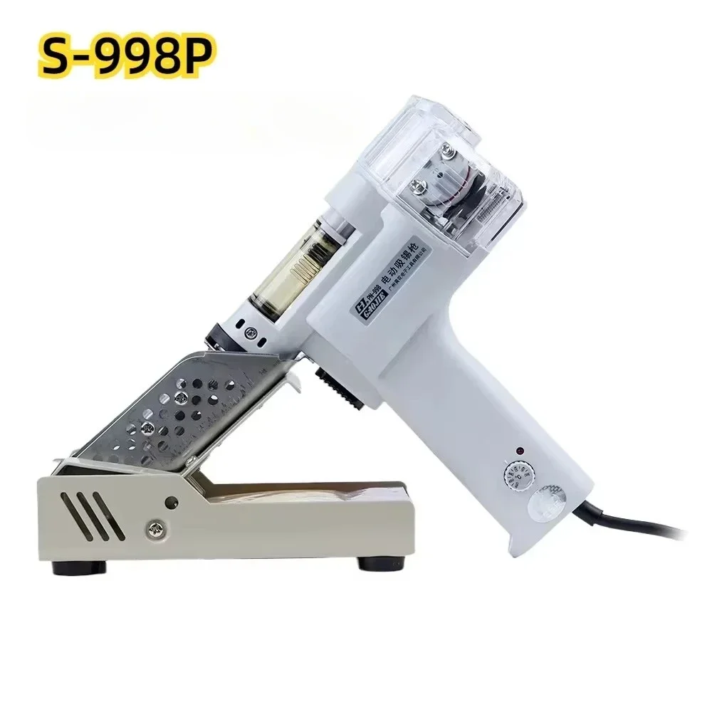 ปืนดูดตะกั่วไฟฟ้าแบบปั๊มคู่ S- - Desoldering Gun Vacuum Electric บทวิจารณ์และราคา