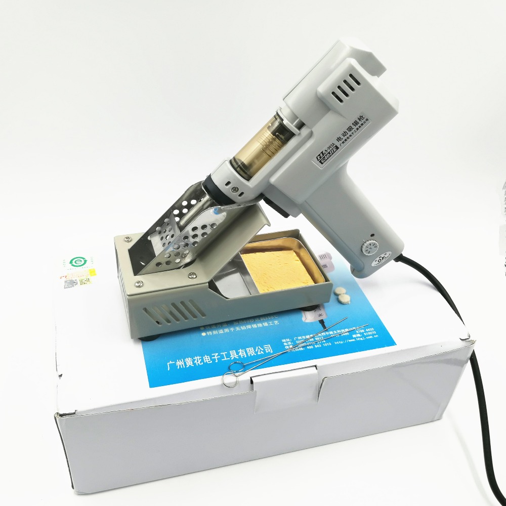 ปั๊มดูดตะกั่วไฟฟ้า S-993A ปืนด - Desoldering Gun Vacuum Electric บทวิจารณ์และราคา