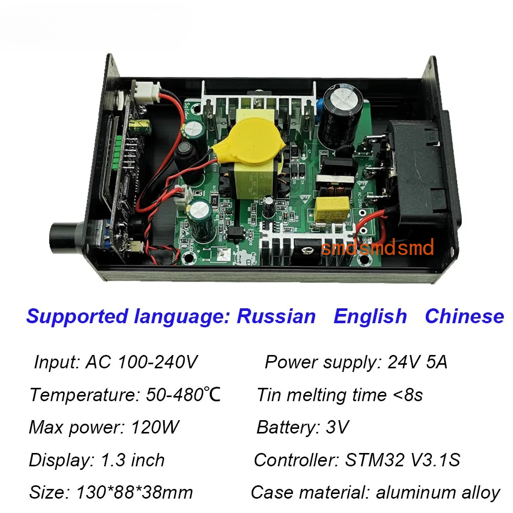 สถานีบัดกรี STM32 V3.1S T12 พร - Soldering Station T12 Oled บทวิจารณ์และราคา