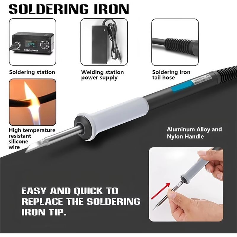 สถานีบัดกรีดิจิตอล B03C-T12 แบ - Soldering Station T12 Oled บทวิจารณ์และราคา