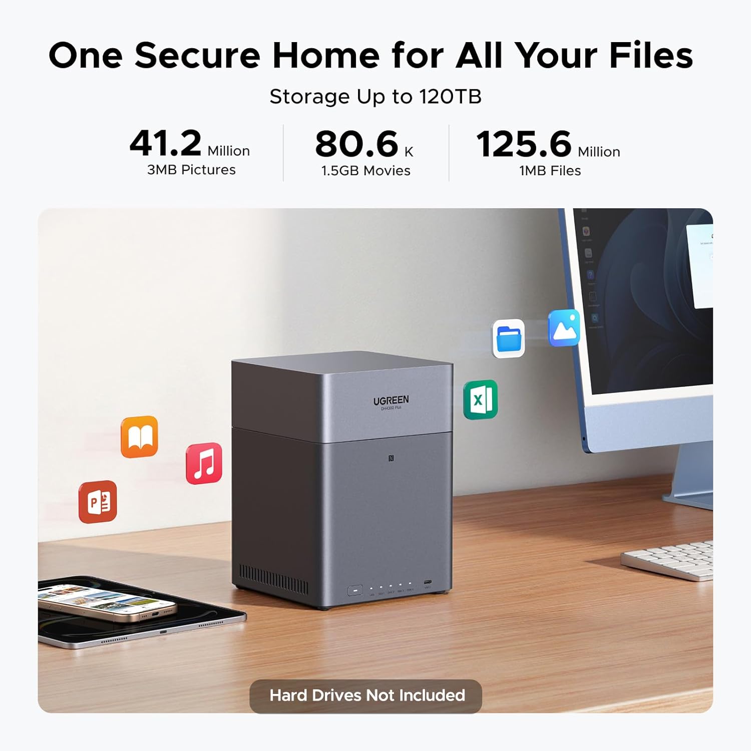 UGREEN NAS DH4300 Plus เครื่อง - Khadas Vim4 8Gb บทวิจารณ์และราคา