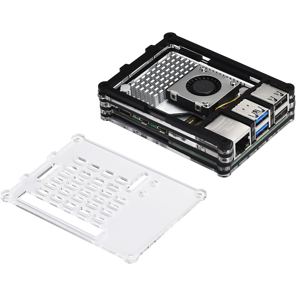 เคสอะคริลิคพร้อมชุดพัดลมทำความ - Raspberry Pi 5 8Gb Kit บทวิจารณ์และราคา